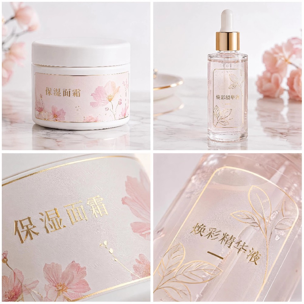 日化美妝不干膠標簽定制